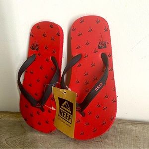 Reef Grom Switchfoot print flip flops